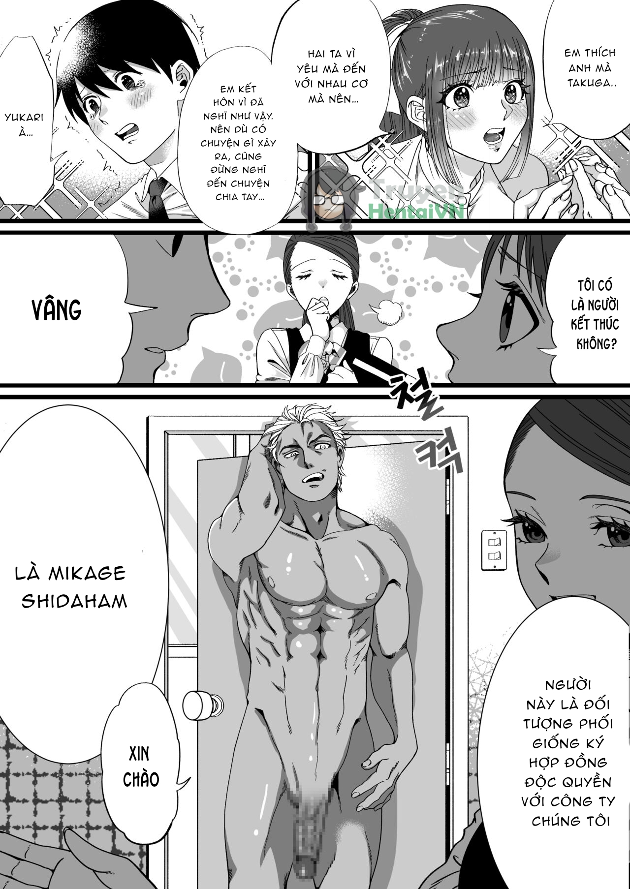 HentaiVN.net - Ảnh 7 - Boy tóc vàng cùng nữ sinh Hàn quốc - Oneshot