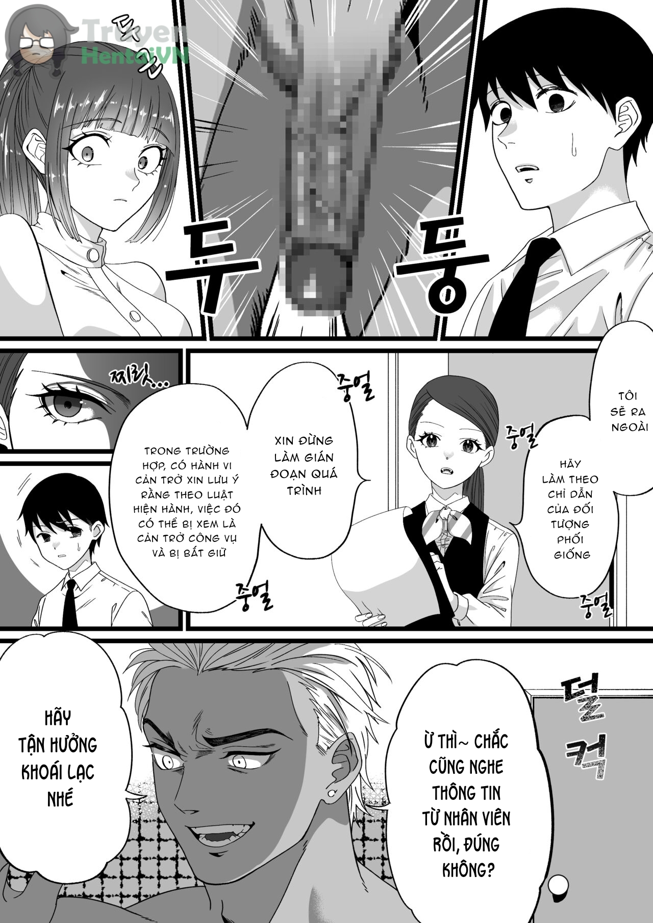 HentaiVN.net - Ảnh 8 - Boy tóc vàng cùng nữ sinh Hàn quốc - Oneshot