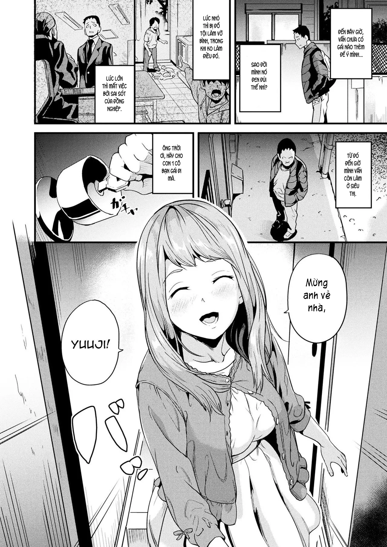 HentaiVN.net - Ảnh 7 - Sống cùng bé Slime. [Doukyo Suru Neneki; Slime living together; 同居する粘液] - Chap 1: Ngủ gì mà ngủ?