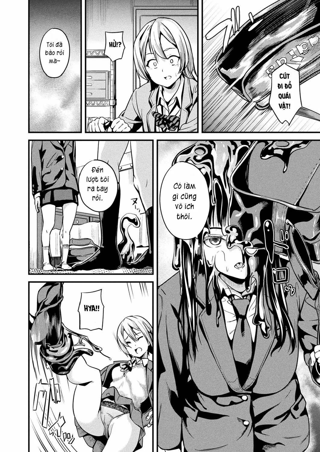 HentaiVN.net - Ảnh 3 - Sống cùng bé Slime. [Doukyo Suru Neneki; Slime living together; 同居する粘液] - Chap 4: Dạy dỗ.