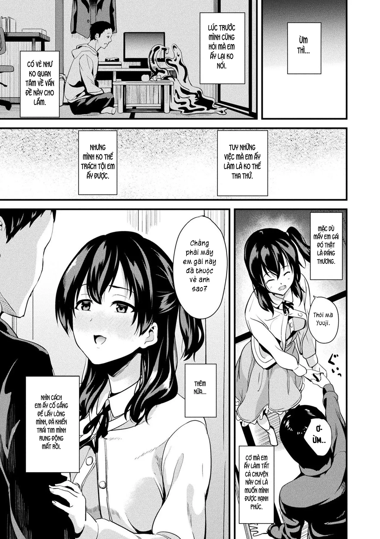 HentaiVN.net - Ảnh 6 - Sống cùng bé Slime. [Doukyo Suru Neneki; Slime living together; 同居する粘液] - Chap 5: Em yêu anh mà.