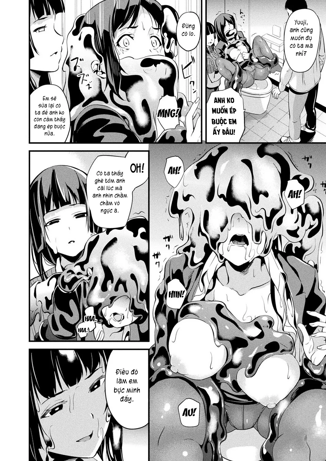 HentaiVN.net - Ảnh 7 - Sống cùng bé Slime. [Doukyo Suru Neneki; Slime living together; 同居する粘液] - Chap 6: Dạng biến thân mới.