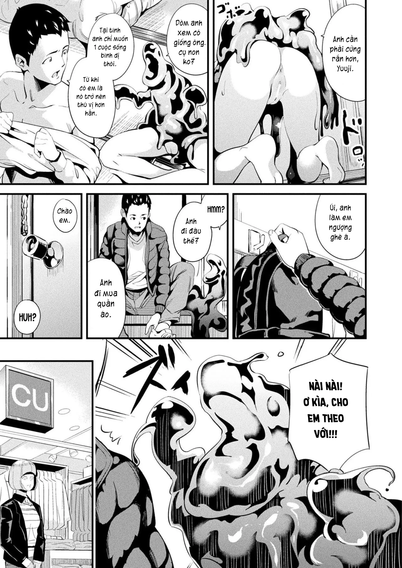 HentaiVN.net - Ảnh 4 - Sống cùng bé Slime. [Doukyo Suru Neneki; Slime living together; 同居する粘液] - Chap 7: 1 buổi hẹn hò.