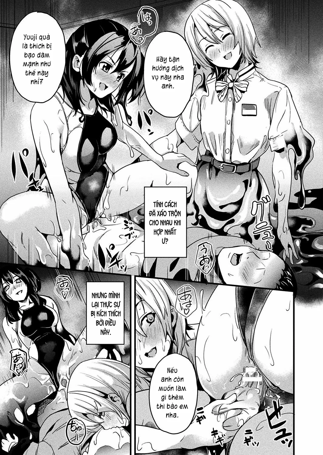HentaiVN.net - Ảnh 20 - Sống cùng bé Slime. [Doukyo Suru Neneki; Slime living together; 同居する粘液] - Chap 8: Anh xin các em.