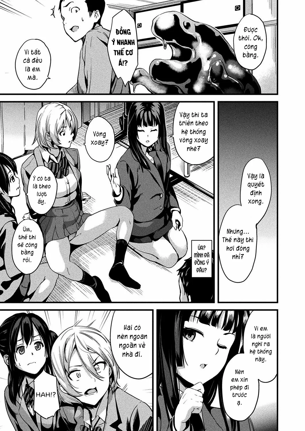 HentaiVN.net - Ảnh 8 - Sống cùng bé Slime. [Doukyo Suru Neneki; Slime living together; 同居する粘液] - Chap 8: Anh xin các em.