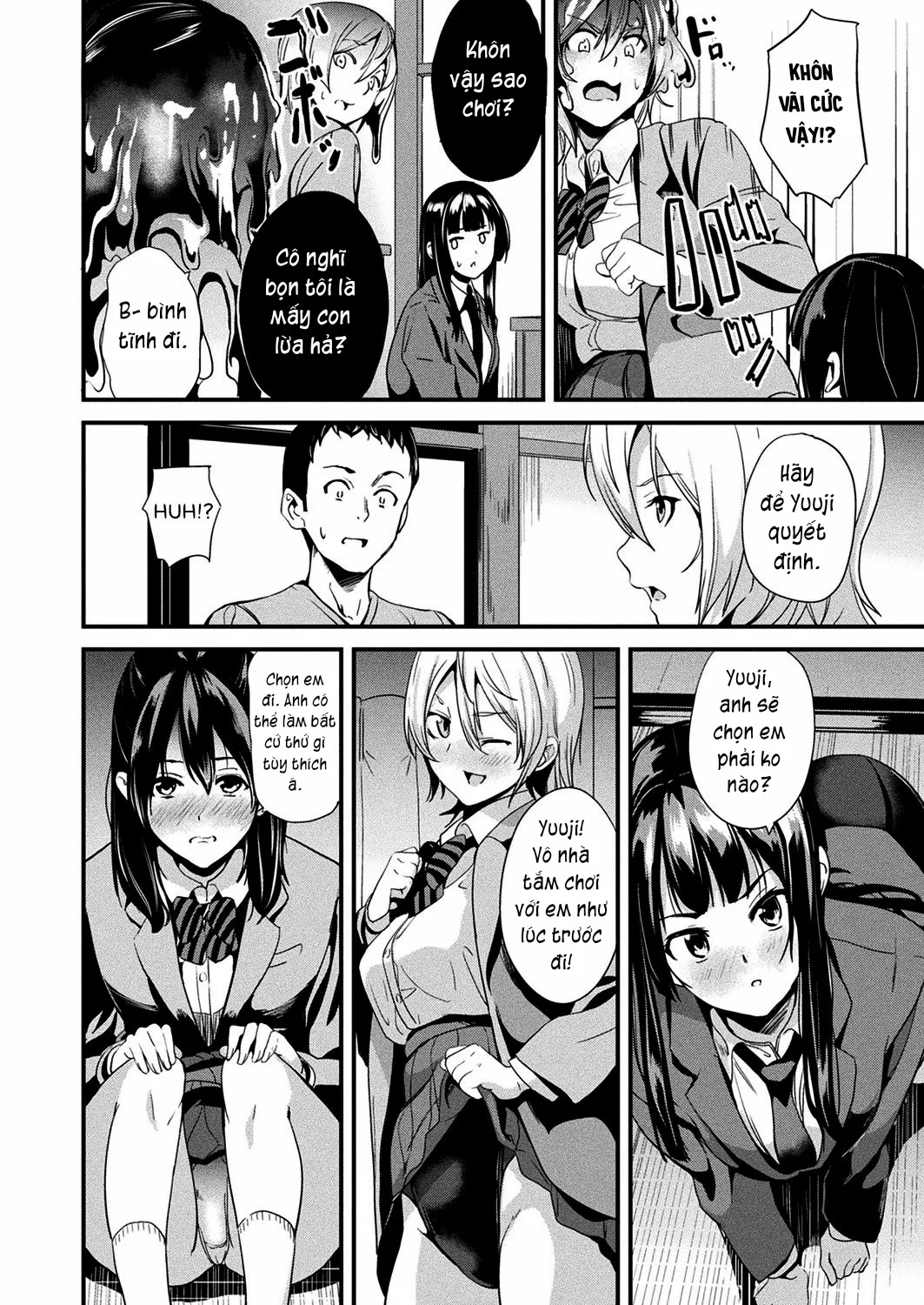 HentaiVN.net - Ảnh 9 - Sống cùng bé Slime. [Doukyo Suru Neneki; Slime living together; 同居する粘液] - Chap 8: Anh xin các em.