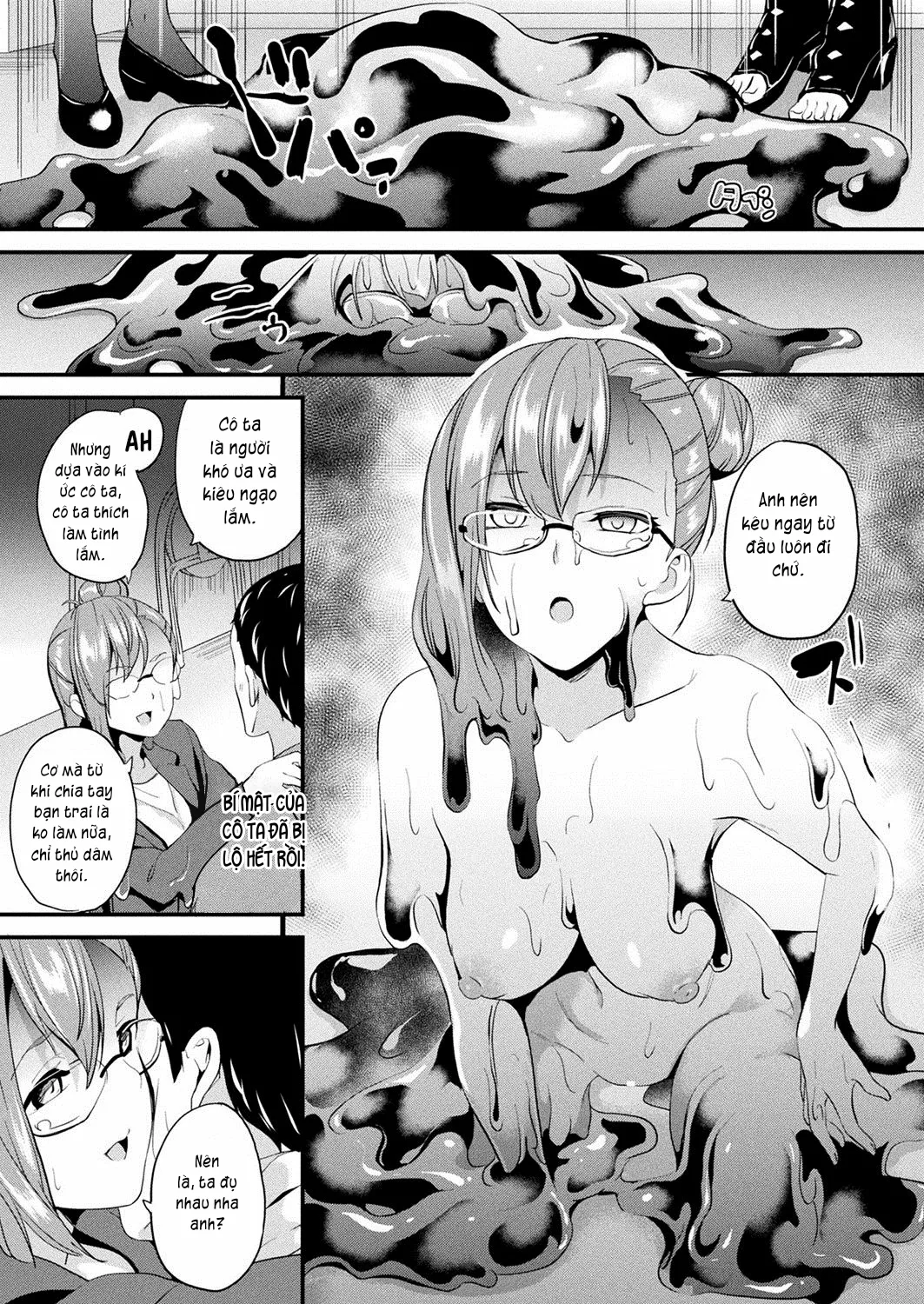 HentaiVN.net - Ảnh 14 - Sống cùng bé Slime. [Doukyo Suru Neneki; Slime living together; 同居する粘液] - Chap 9: Bước tiến hôn nhân.