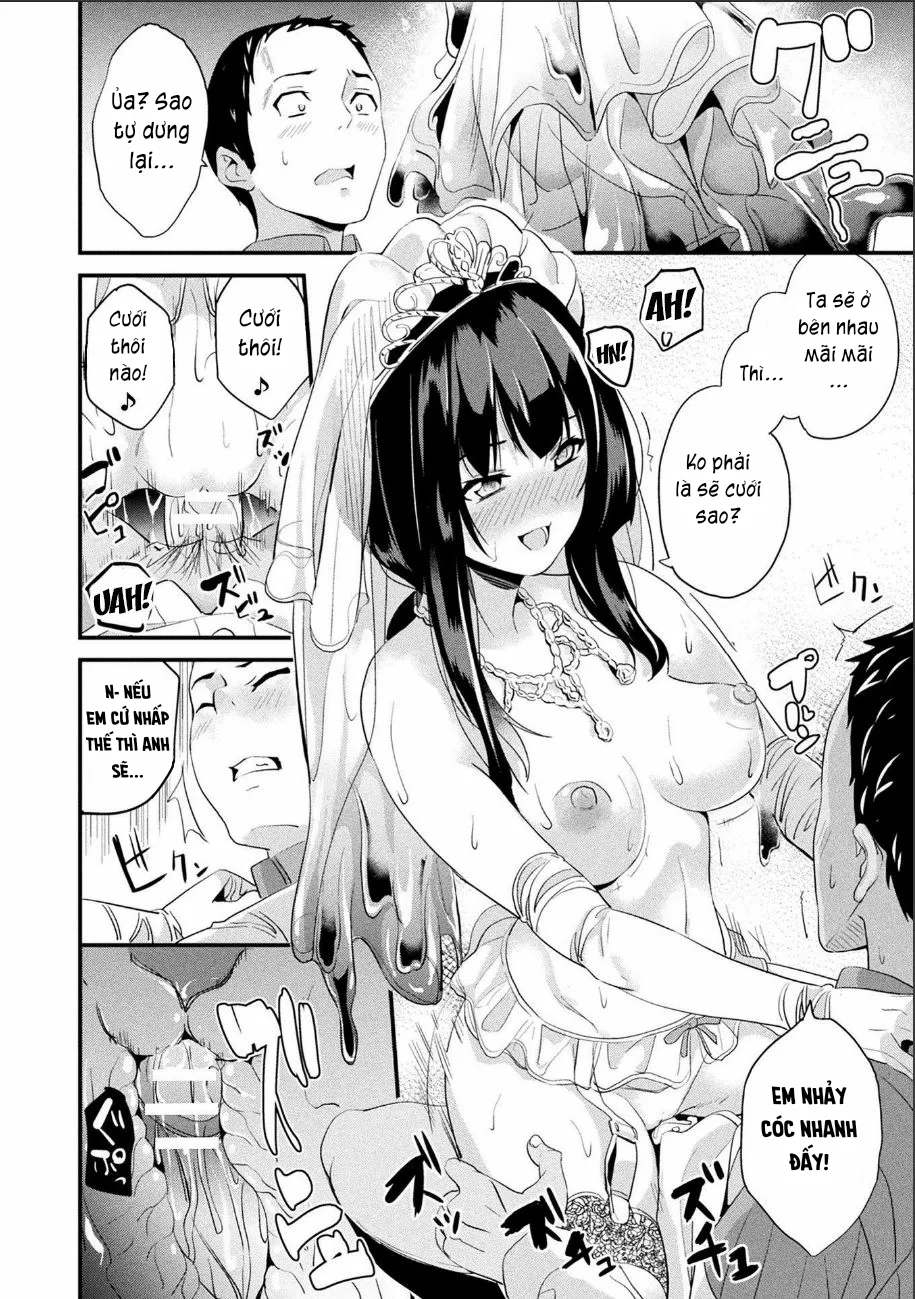 HentaiVN.net - Ảnh 25 - Sống cùng bé Slime. [Doukyo Suru Neneki; Slime living together; 同居する粘液] - Chap 9: Bước tiến hôn nhân.