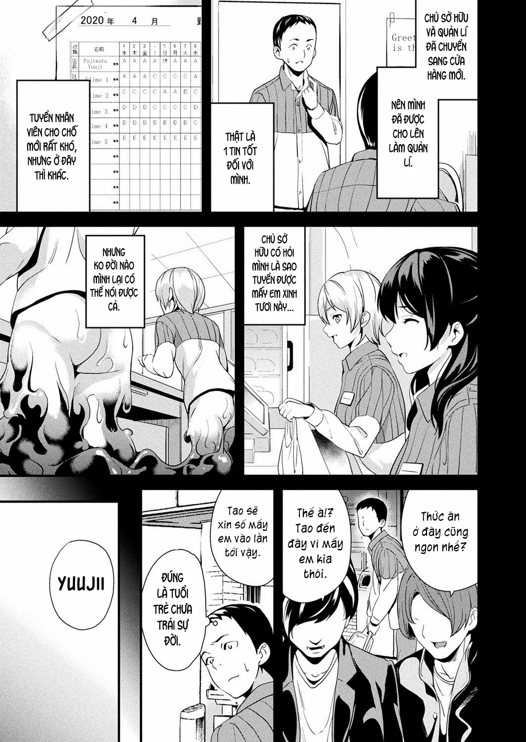 HentaiVN.net - Ảnh 4 - Sống cùng bé Slime. [Doukyo Suru Neneki; Slime living together; 同居する粘液] - Chap 9: Bước tiến hôn nhân.