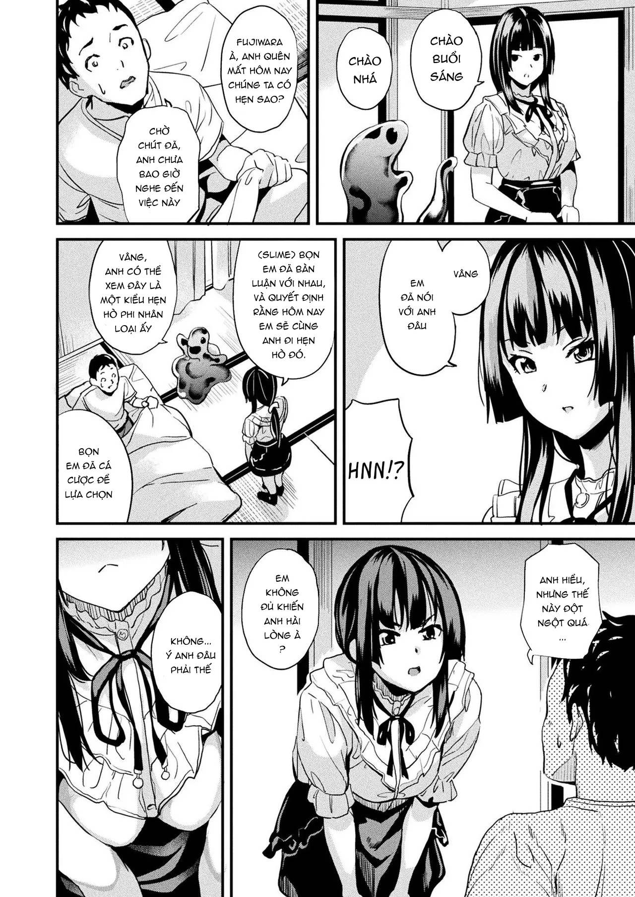 HentaiVN.net - Ảnh 11 - Sống cùng bé Slime. [Doukyo Suru Neneki; Slime living together; 同居する粘液] - Chap 10 - bonus: End.