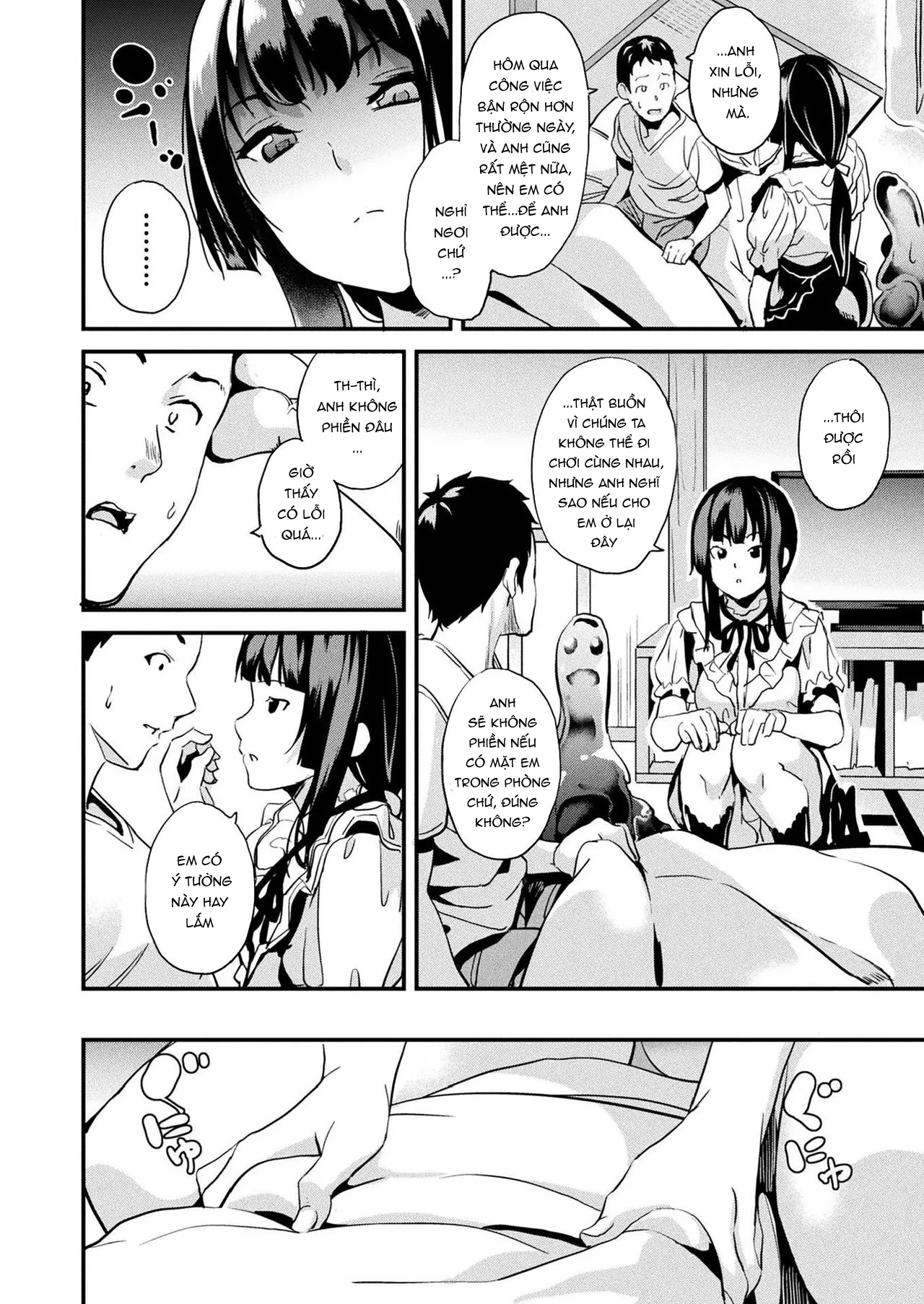 HentaiVN.net - Ảnh 13 - Sống cùng bé Slime. [Doukyo Suru Neneki; Slime living together; 同居する粘液] - Chap 10 - bonus: End.