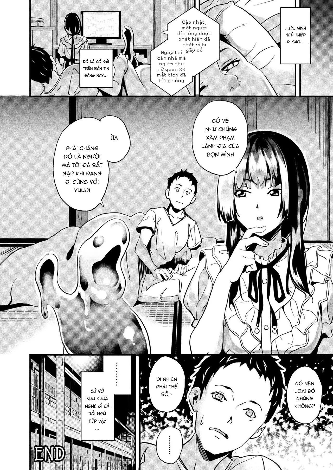 HentaiVN.net - Ảnh 21 - Sống cùng bé Slime. [Doukyo Suru Neneki; Slime living together; 同居する粘液] - Chap 10 - bonus: End.