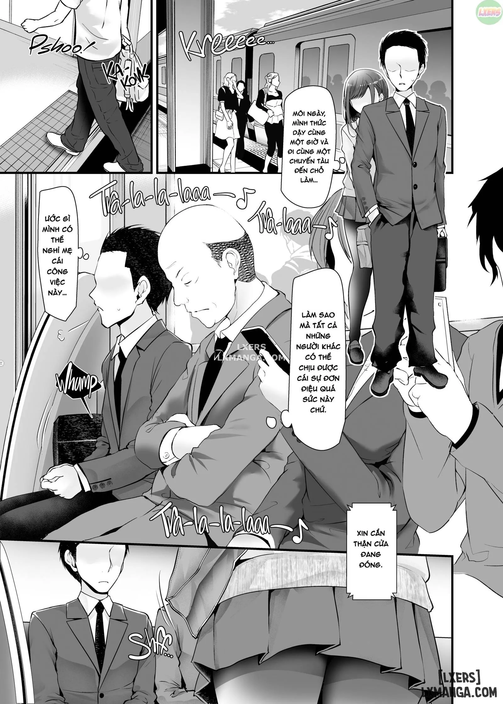HentaiVN.net - Ảnh 32 - Dirty Deeds on the Way to Work - Chapter 1