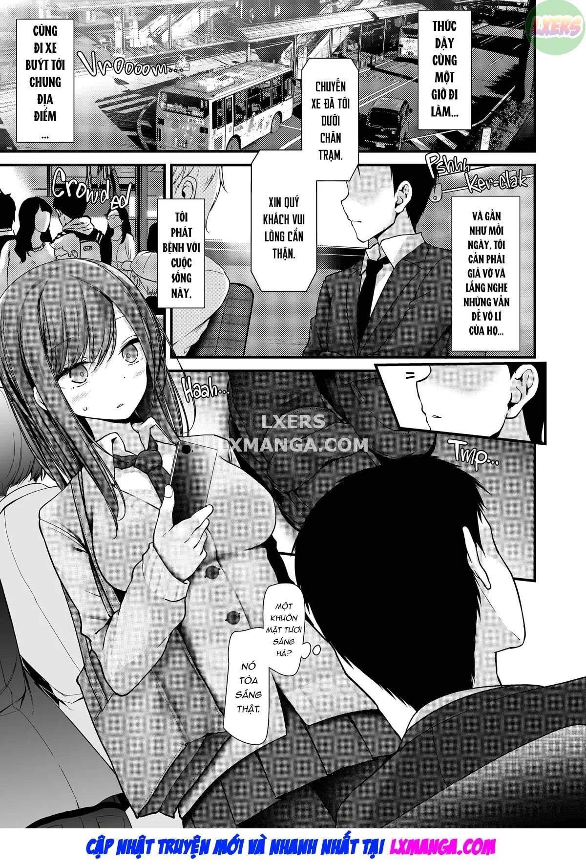 HentaiVN.net - Ảnh 5 - Dirty Deeds on the Way to Work - Chap 4