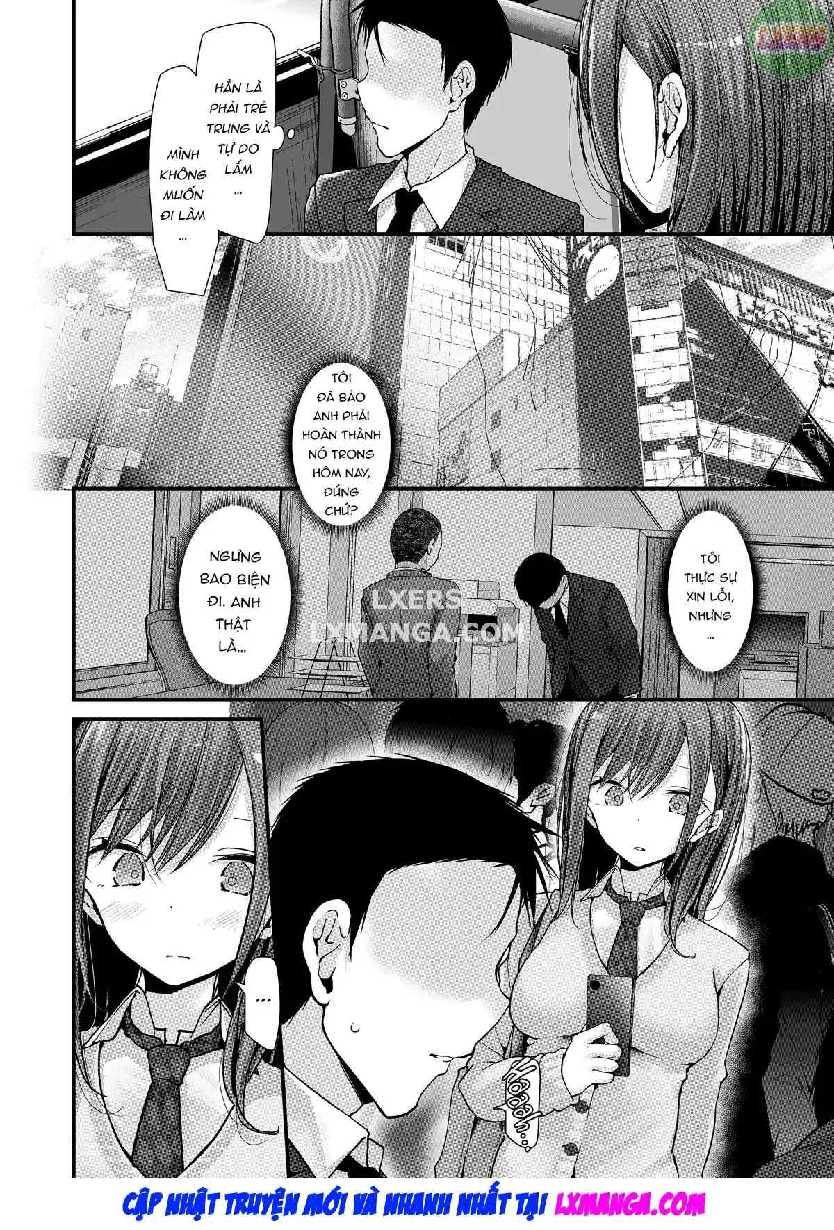 HentaiVN.net - Ảnh 6 - Dirty Deeds on the Way to Work - Chap 4