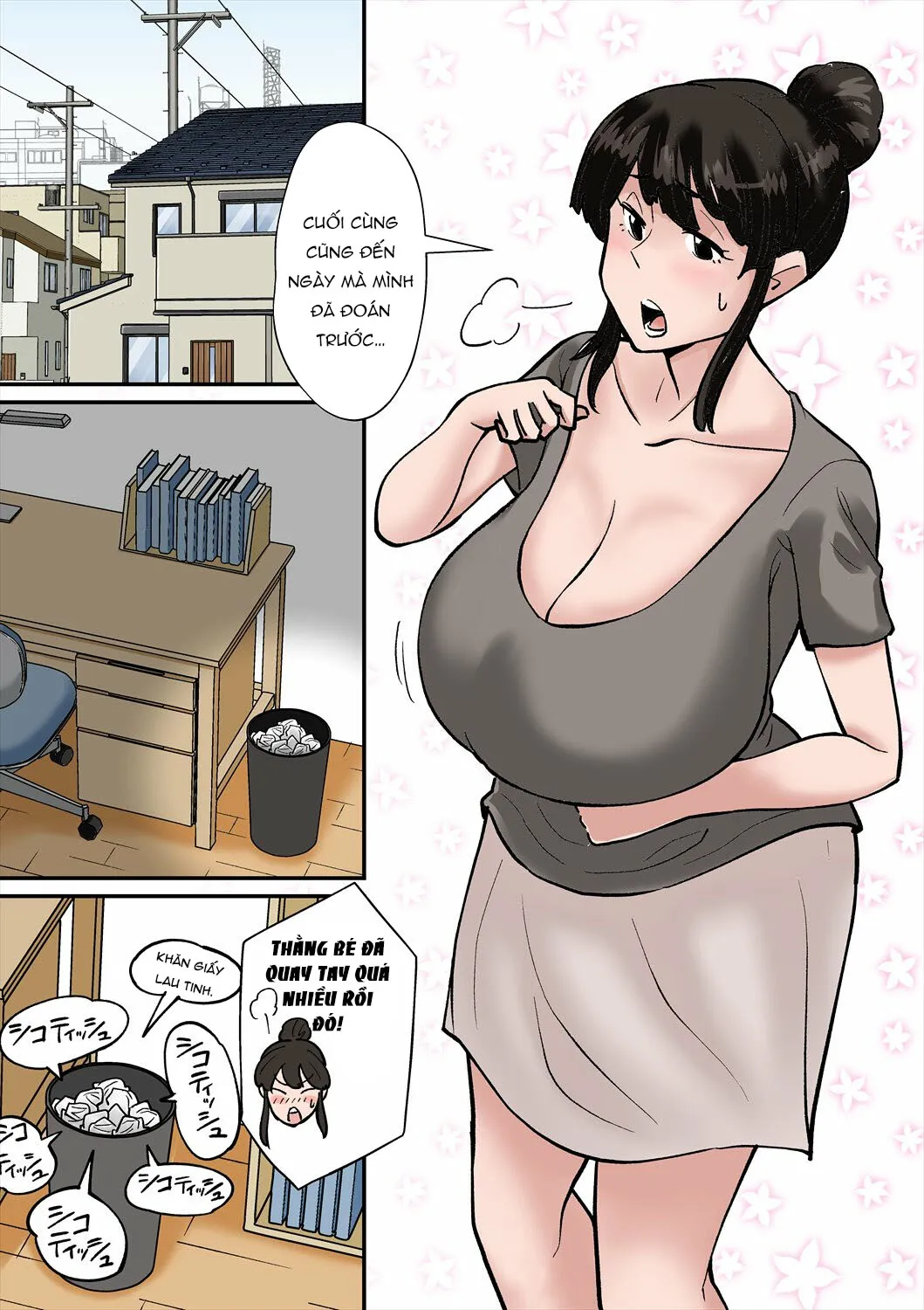 HentaiVN.net - Ảnh 3 - Mom is crazy for her son's cock! [Mama wa Musuko ni Muchuu] - Oneshot