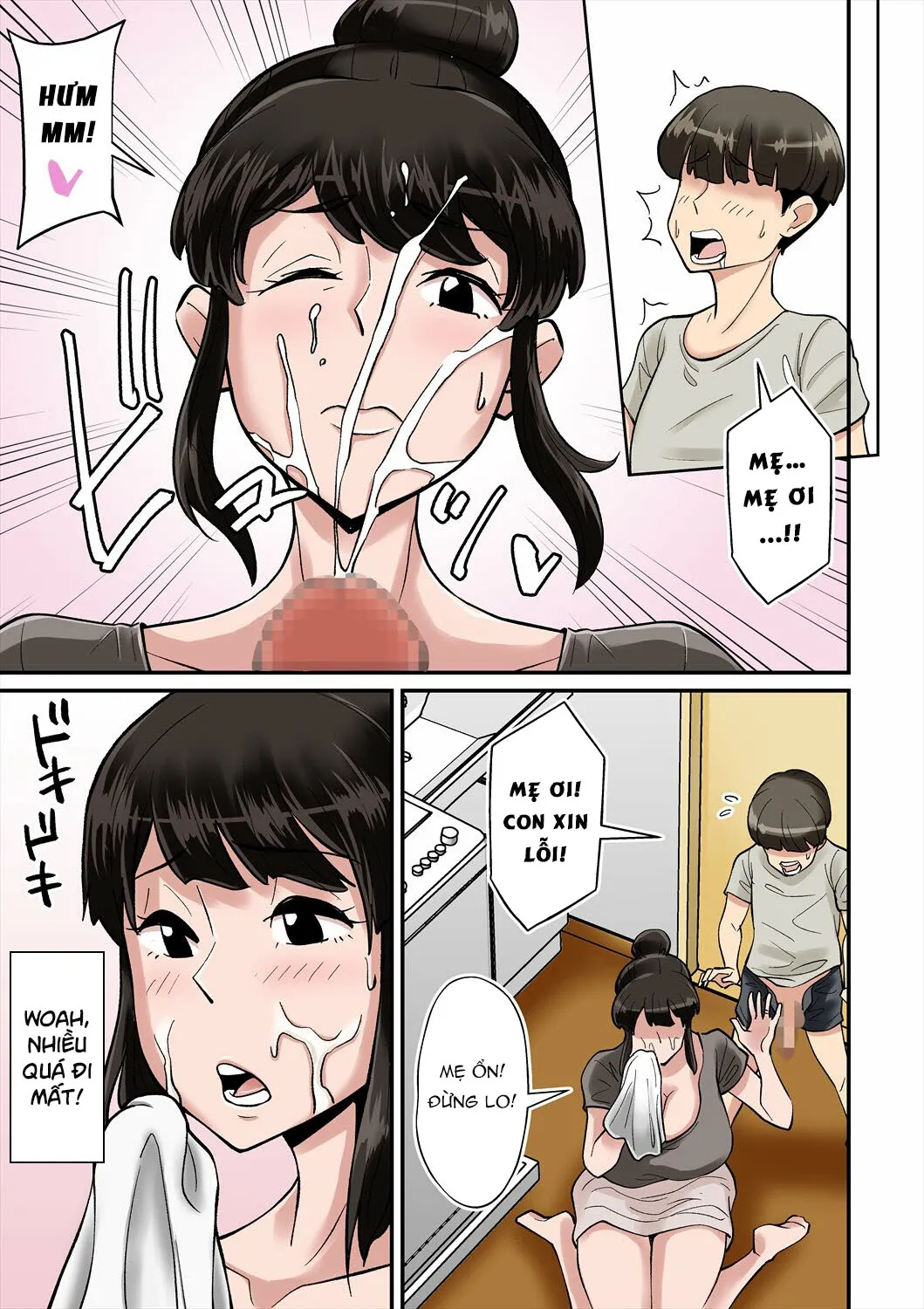 HentaiVN.net - Ảnh 9 - Mom is crazy for her son's cock! [Mama wa Musuko ni Muchuu] - Oneshot