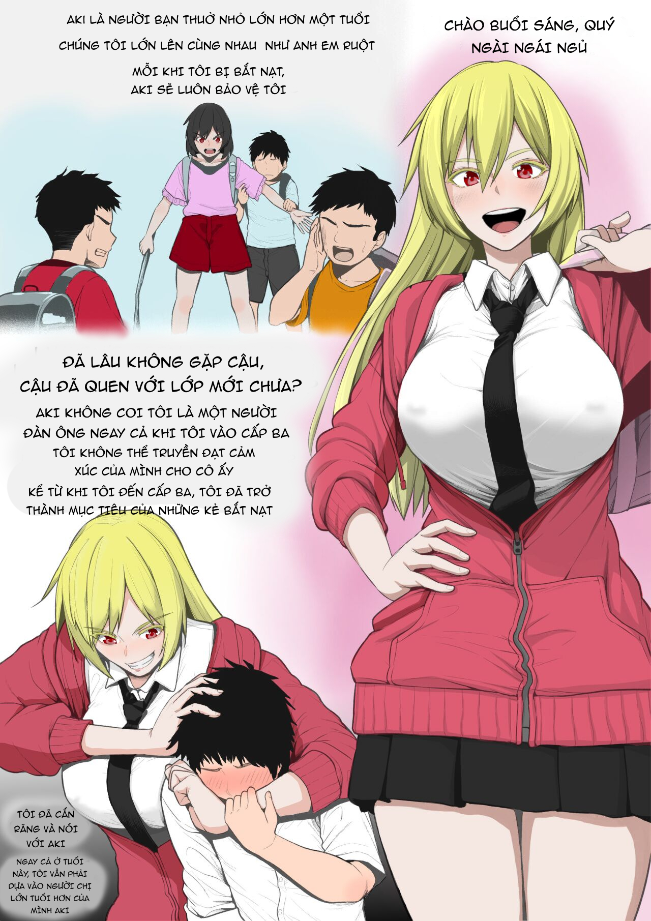 HentaiVN.net - Ảnh 2 - Older Sister Gets Her Ass Handed To Her By An Orahora-Type DQN and Falls In Love - Oneshot