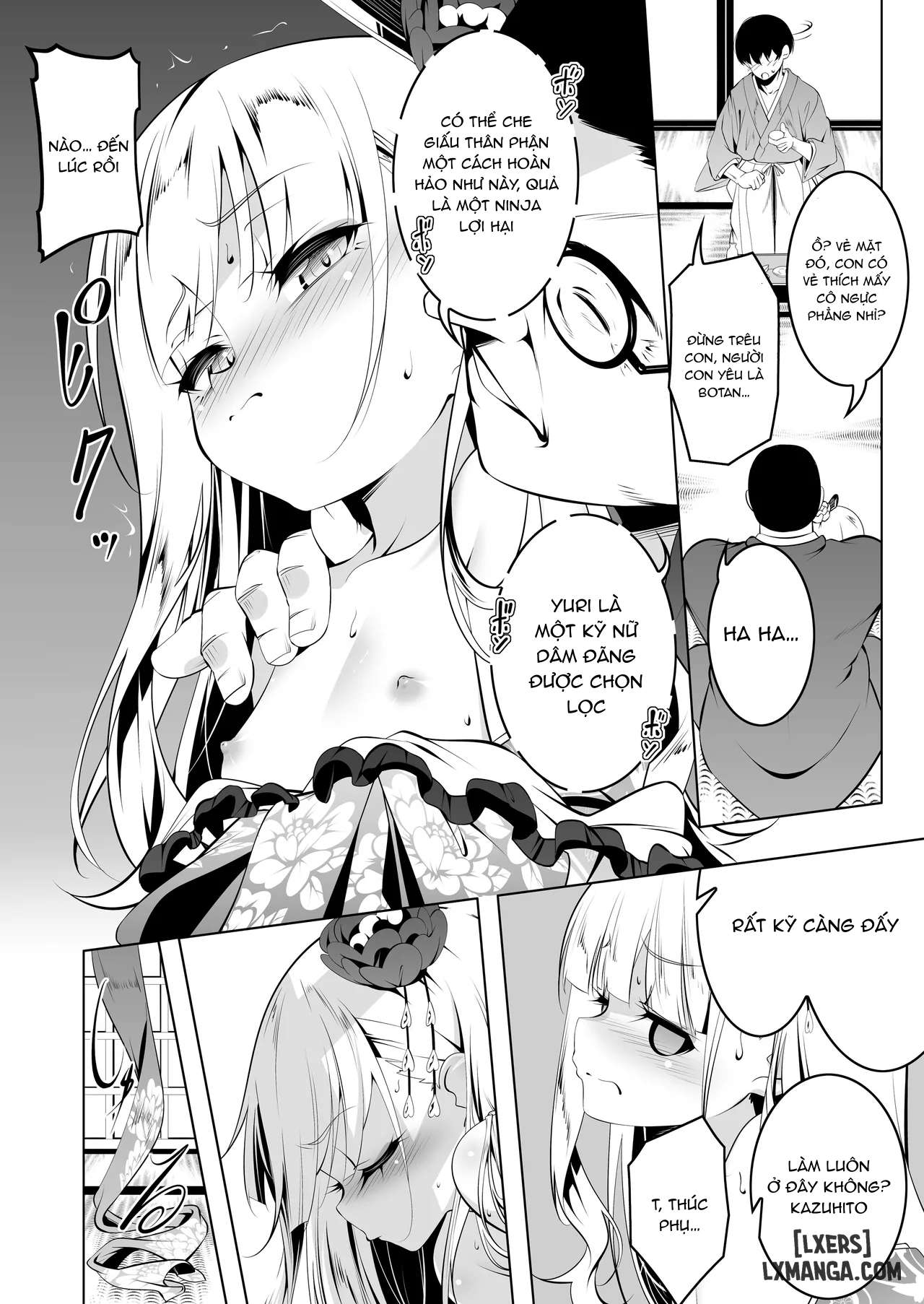 HentaiVN.net - Ảnh 10 - Koushoku no Chuugi Kunoichi Botan San - Oneshot.
