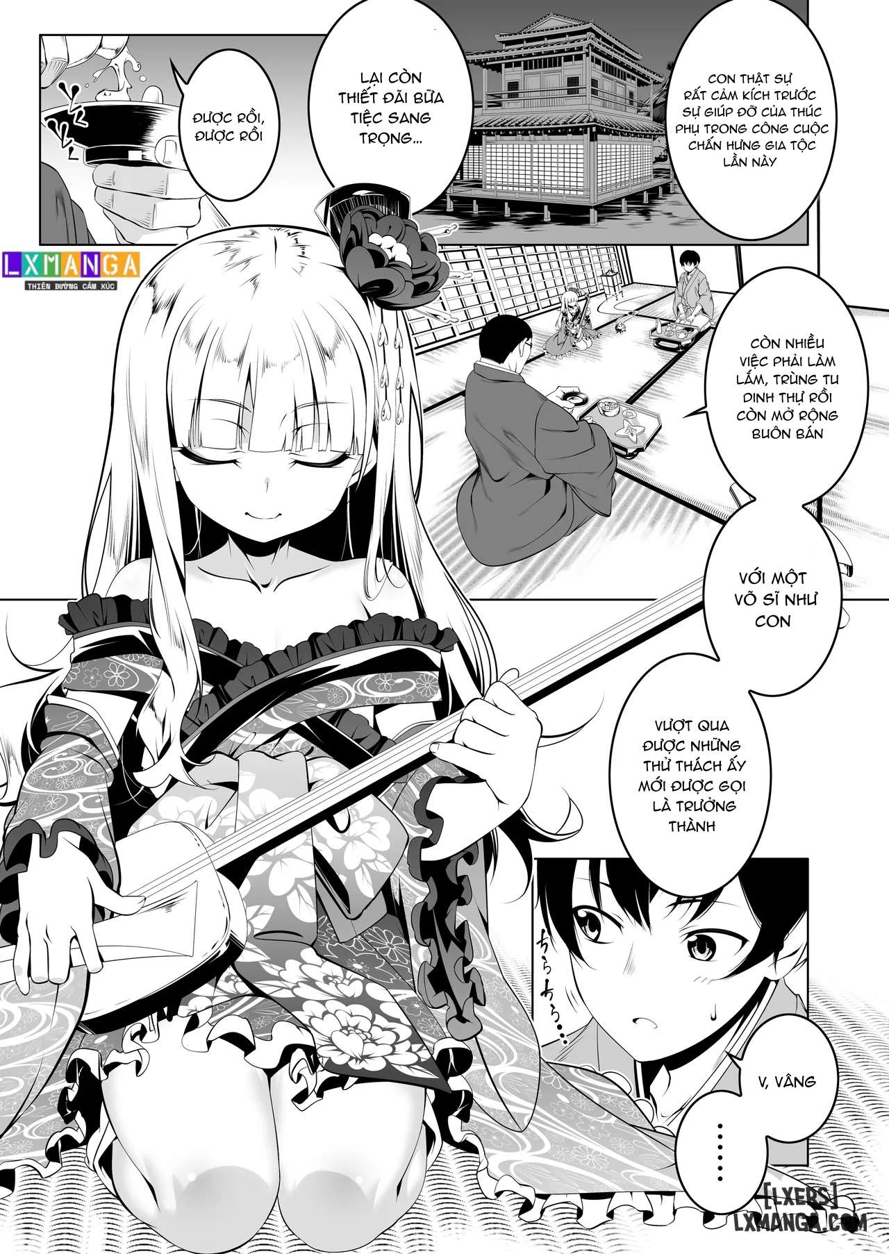 HentaiVN.net - Ảnh 3 - Koushoku no Chuugi Kunoichi Botan San - Oneshot.