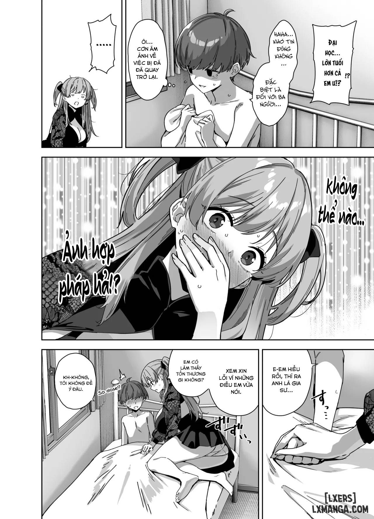HentaiVN.net - Ảnh 13 - Natsu to Inaka to Yuuwaku shite kuru Dekkai Oshiego 3 - oneshot