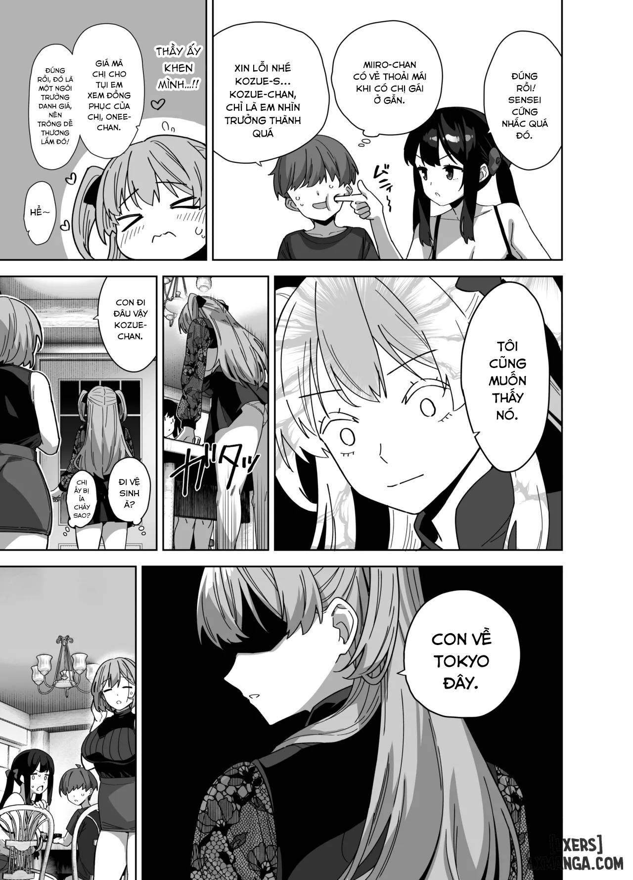 HentaiVN.net - Ảnh 32 - Natsu to Inaka to Yuuwaku shite kuru Dekkai Oshiego 3 - oneshot