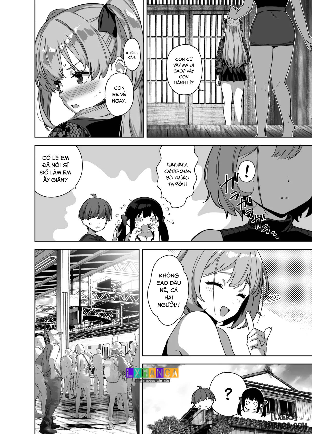 HentaiVN.net - Ảnh 33 - Natsu to Inaka to Yuuwaku shite kuru Dekkai Oshiego 3 - oneshot