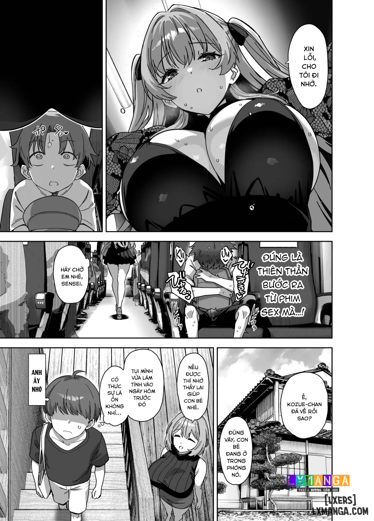 HentaiVN.net - Ảnh 36 - Natsu to Inaka to Yuuwaku shite kuru Dekkai Oshiego 3 - oneshot