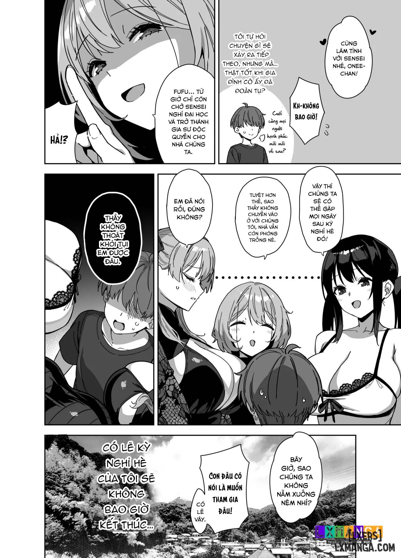 HentaiVN.net - Ảnh 51 - Natsu to Inaka to Yuuwaku shite kuru Dekkai Oshiego 3 - oneshot