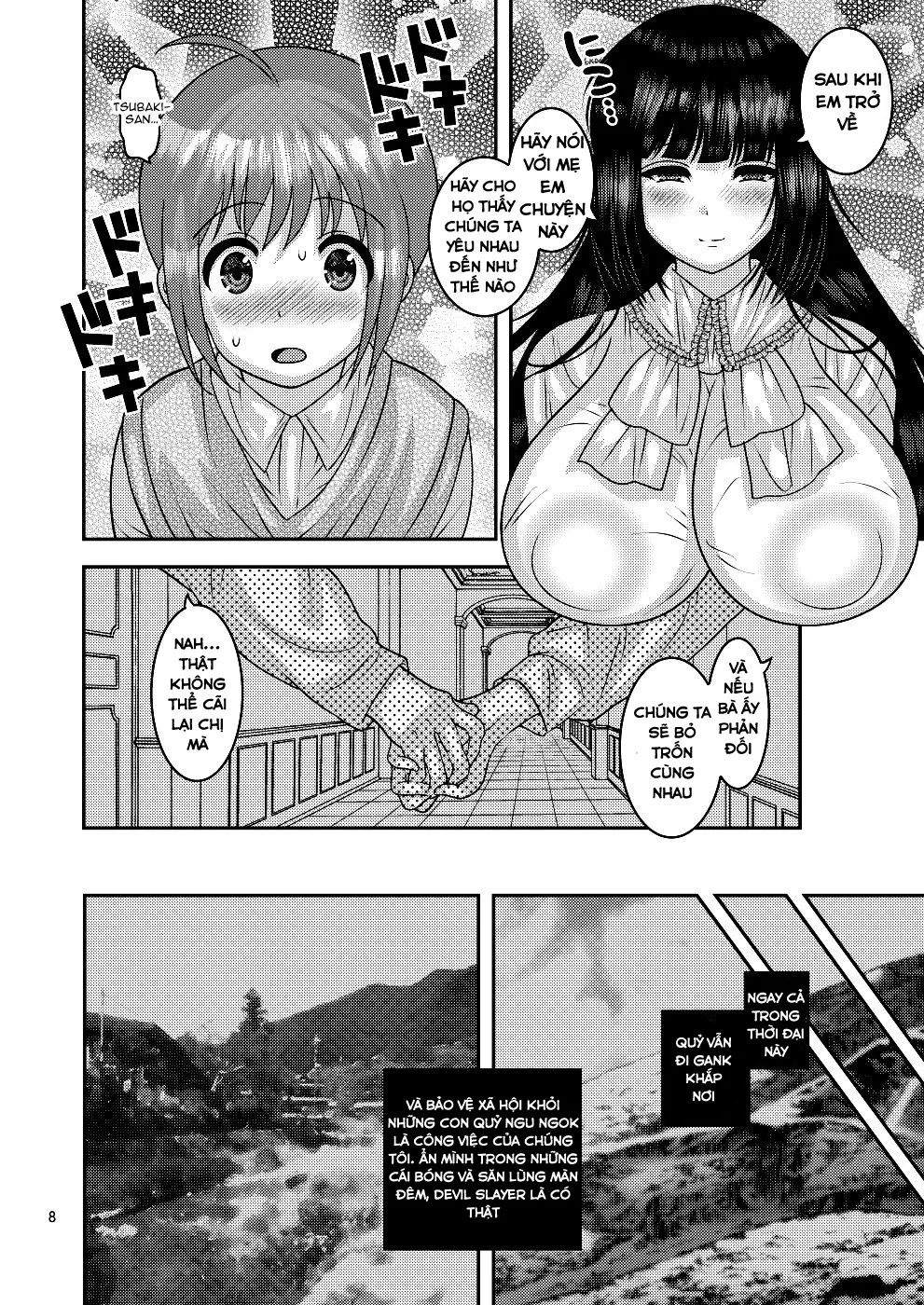 HentaiVN.net - Ảnh 9 - Ochiru Hana [Tsubaki Hen; Tsubaki Hen Ni] - Chap 1 - Tsubaki Hen