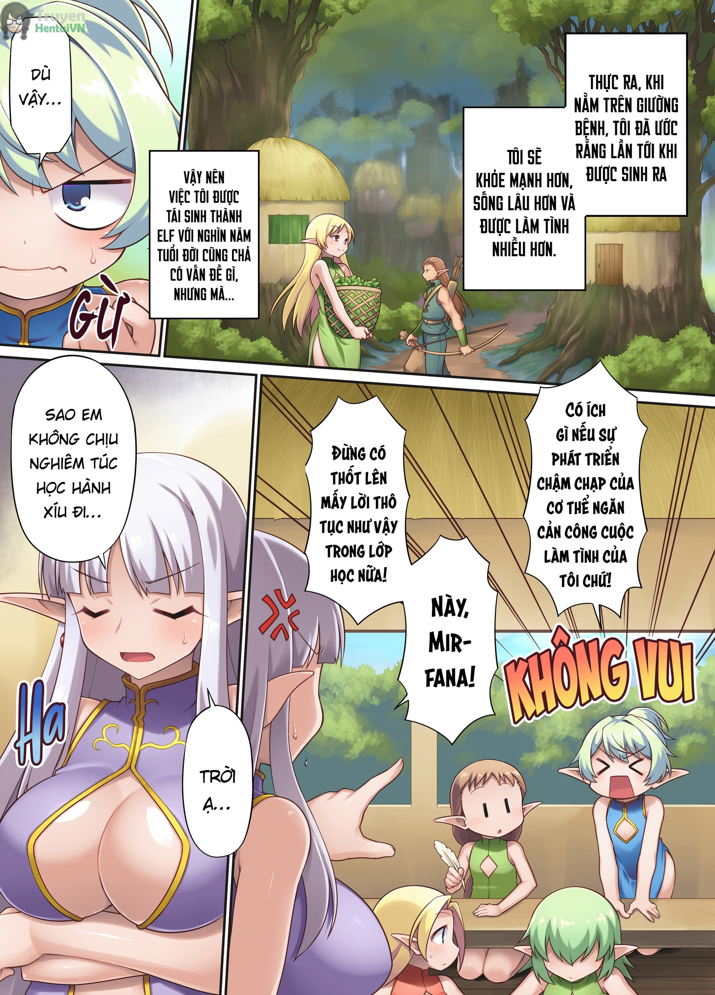 HentaiVN.net - Ảnh 4 - Nasty Bitch's Reincarnation in Another World Elf ~The Case of Dropping into Tentacle Hell After Reincarnation~ - Oneshot