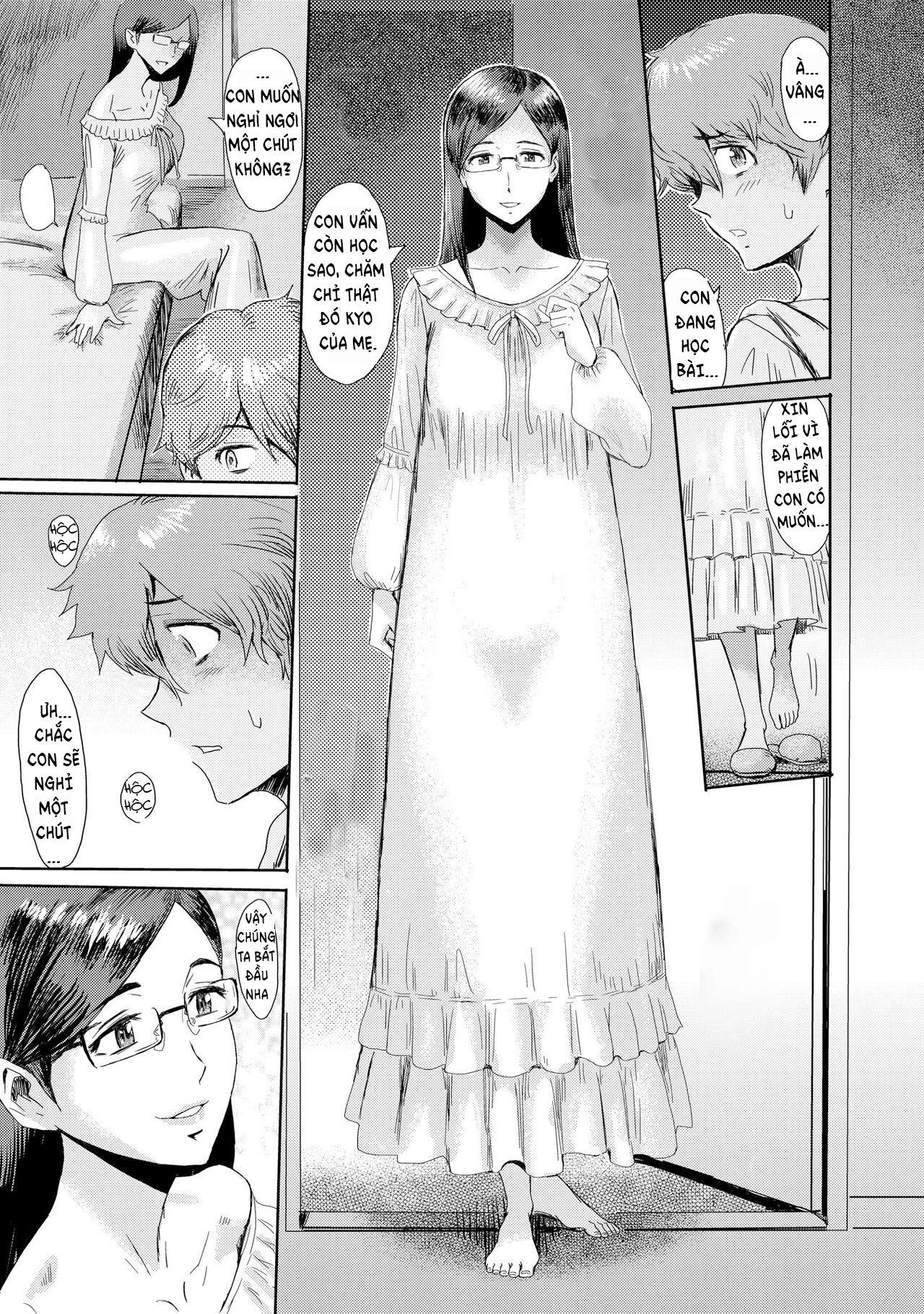 HentaiVN.net - Ảnh 4 - Mẹ... Hay Người Tình? - Chap 1