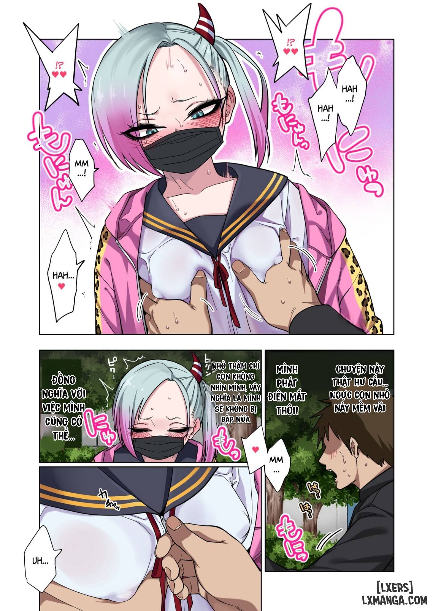 HentaiVN.net - Ảnh 9 - Prickly Delinquent Girl Will Let You Do Almost Anything If You Tease Her Sensitive Nipples - Oneshot