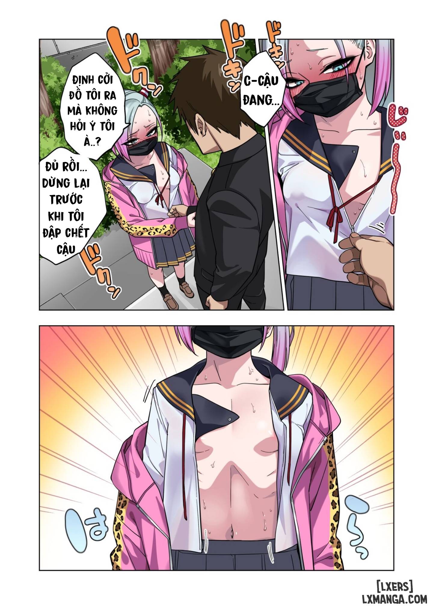 HentaiVN.net - Ảnh 10 - Prickly Delinquent Girl Will Let You Do Almost Anything If You Tease Her Sensitive Nipples - Oneshot