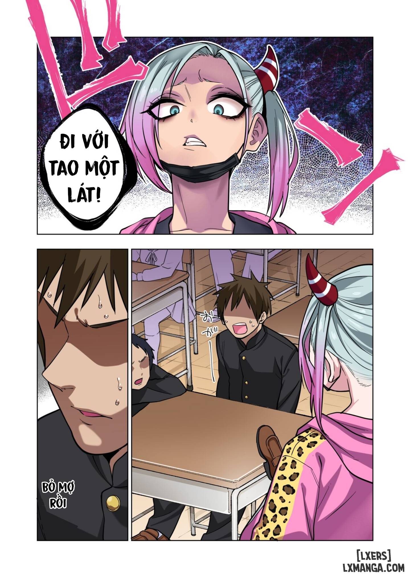 HentaiVN.net - Ảnh 16 - Prickly Delinquent Girl Will Let You Do Almost Anything If You Tease Her Sensitive Nipples - Oneshot