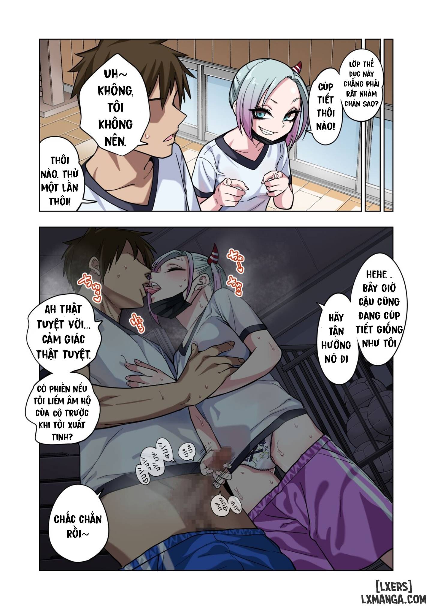 HentaiVN.net - Ảnh 31 - Prickly Delinquent Girl Will Let You Do Almost Anything If You Tease Her Sensitive Nipples - Oneshot