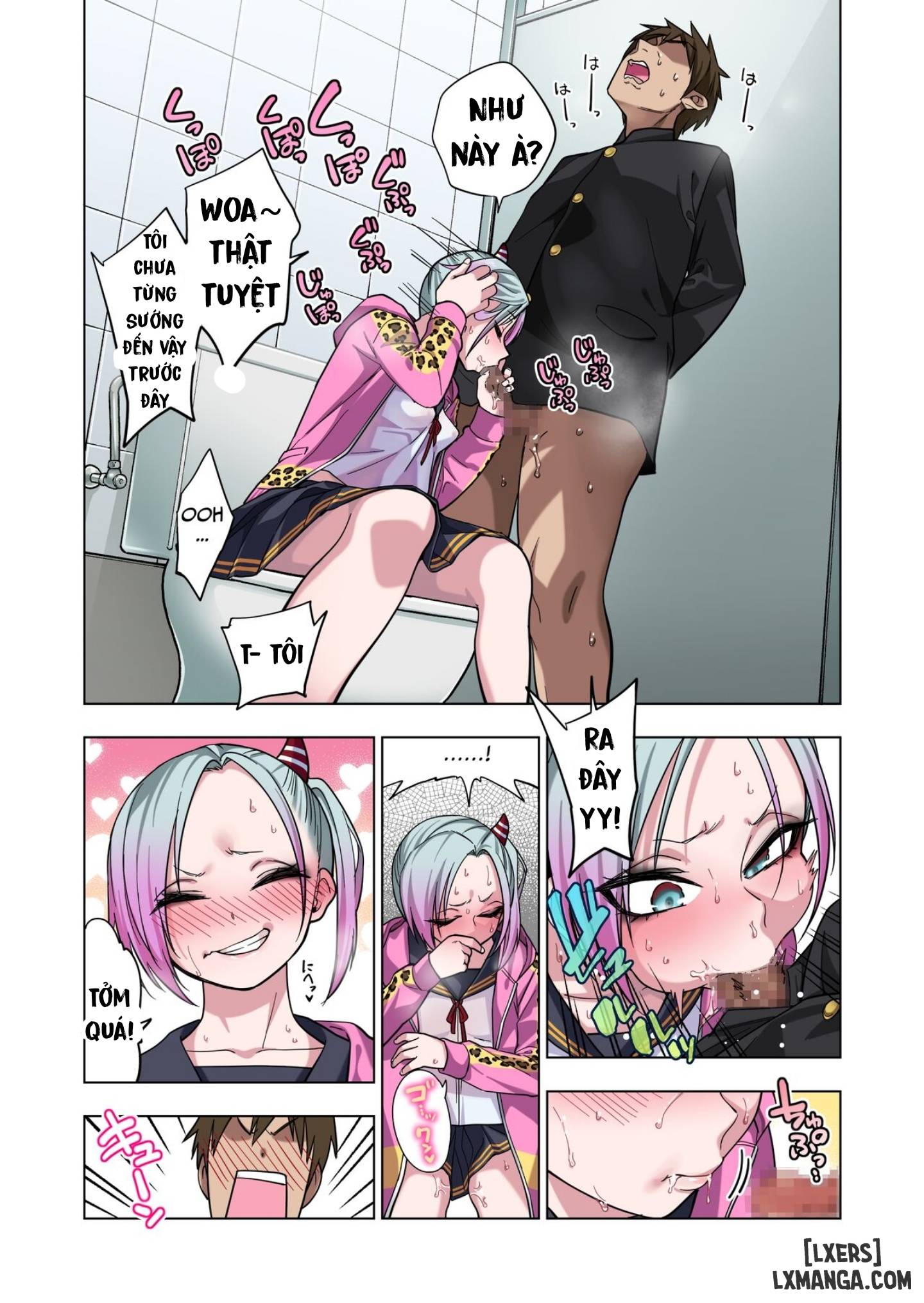 HentaiVN.net - Ảnh 33 - Prickly Delinquent Girl Will Let You Do Almost Anything If You Tease Her Sensitive Nipples - Oneshot