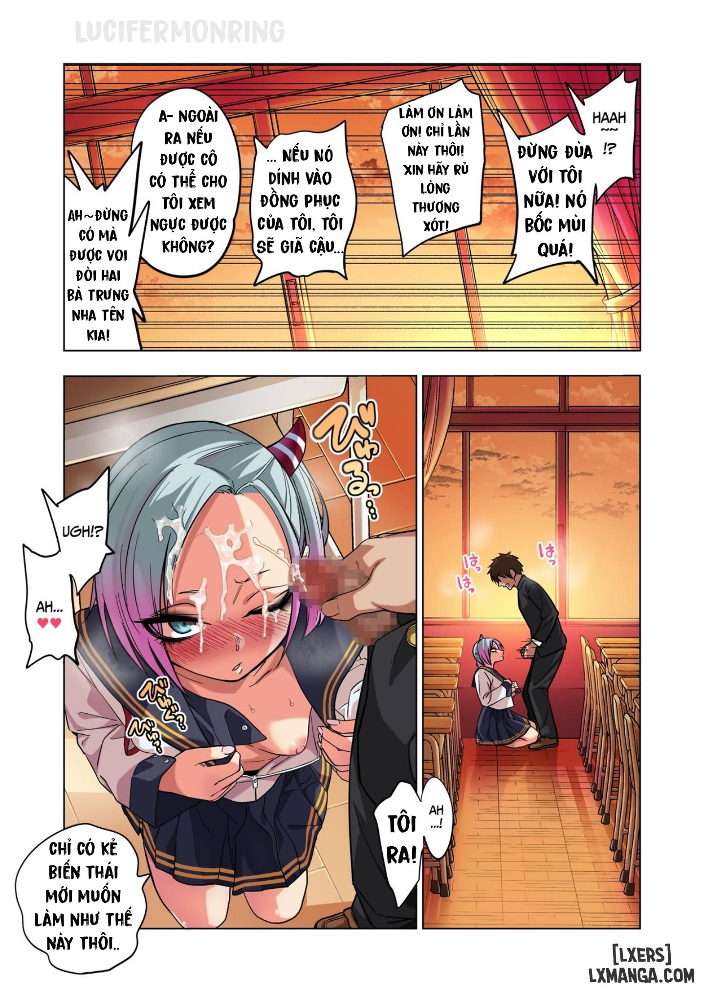 HentaiVN.net - Ảnh 35 - Prickly Delinquent Girl Will Let You Do Almost Anything If You Tease Her Sensitive Nipples - Oneshot