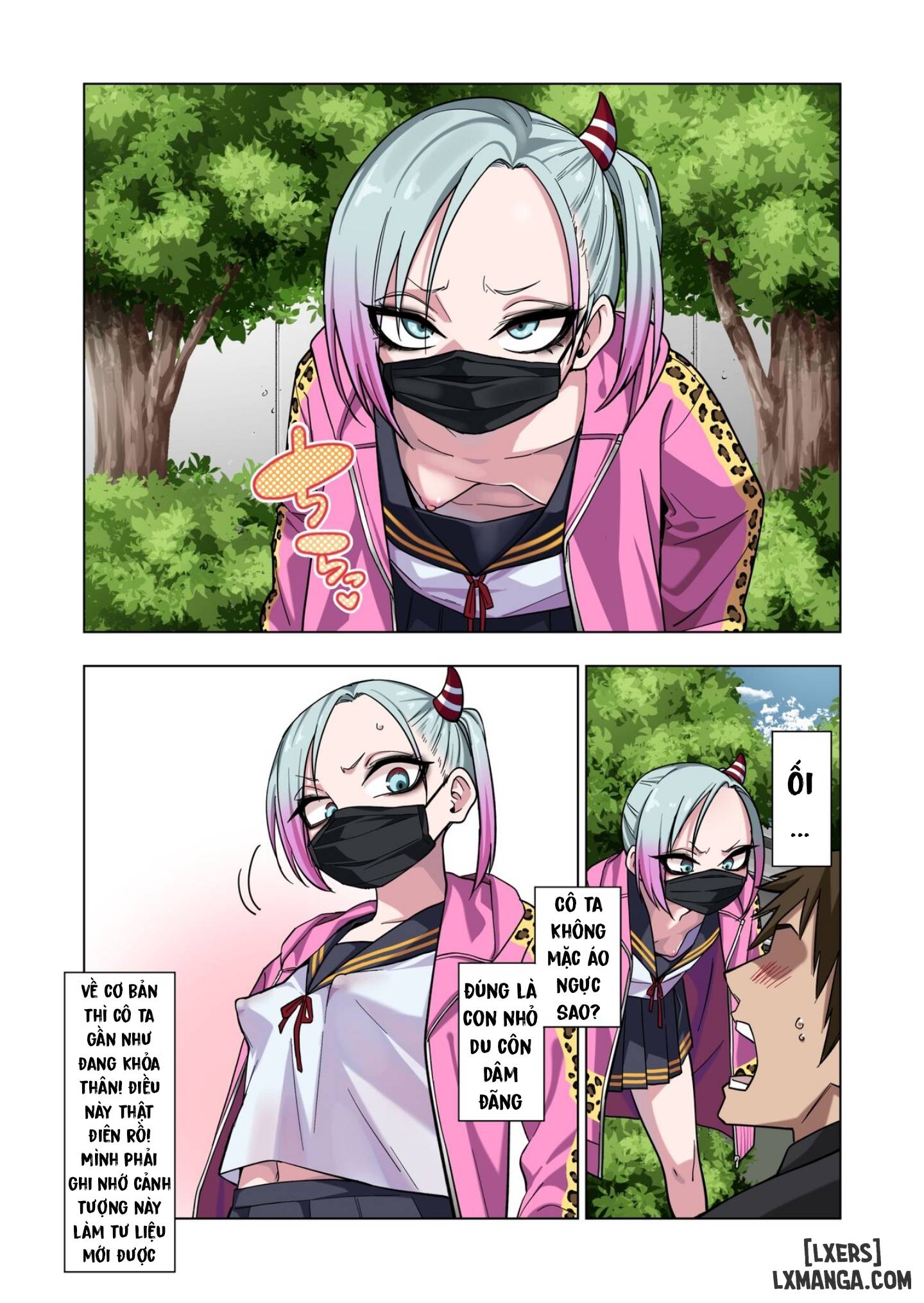 HentaiVN.net - Ảnh 4 - Prickly Delinquent Girl Will Let You Do Almost Anything If You Tease Her Sensitive Nipples - Oneshot