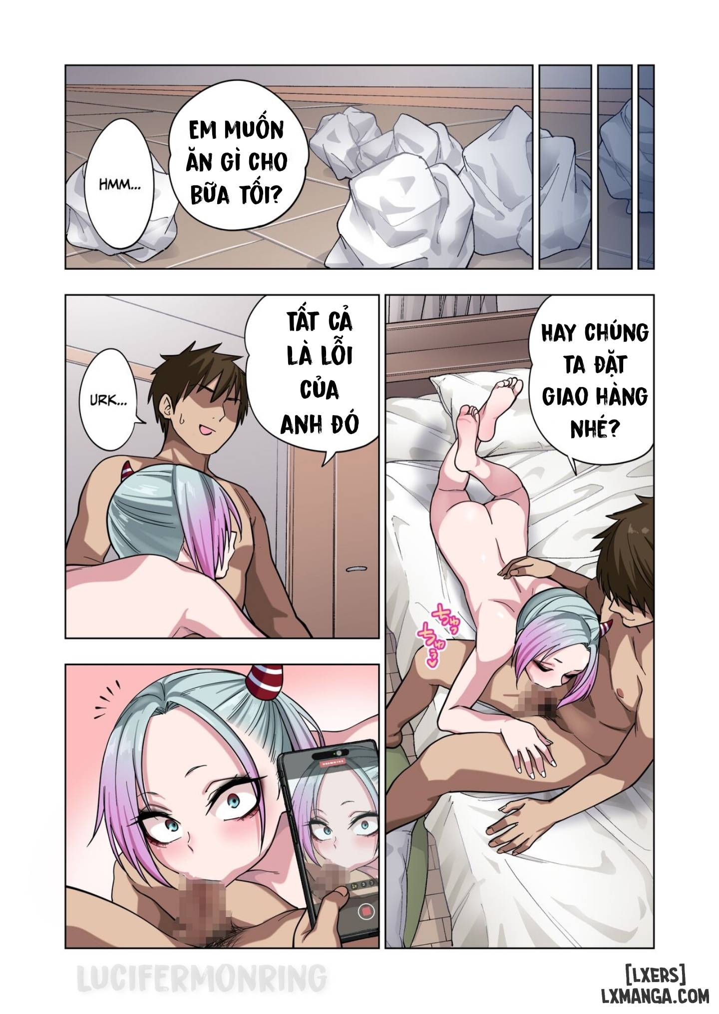 HentaiVN.net - Ảnh 59 - Prickly Delinquent Girl Will Let You Do Almost Anything If You Tease Her Sensitive Nipples - Oneshot