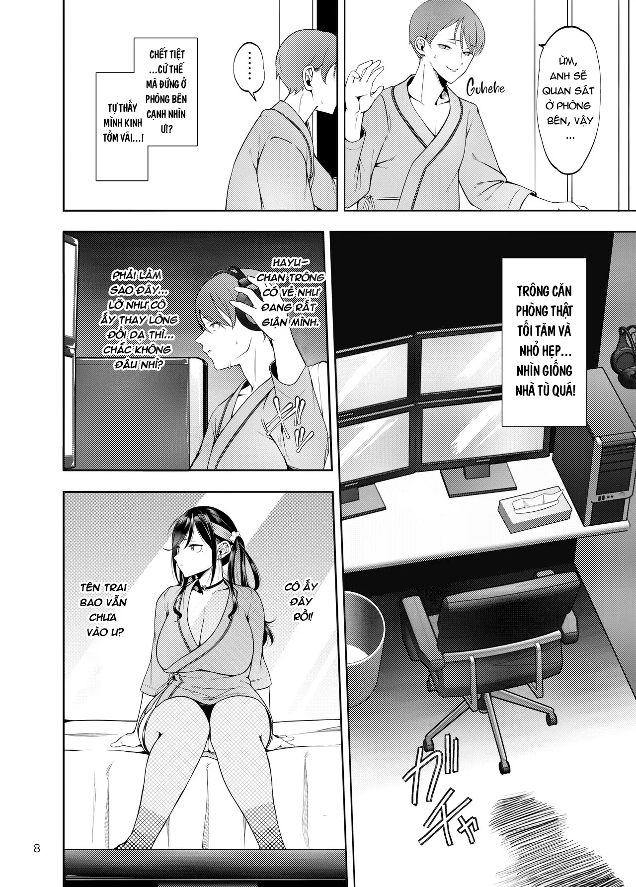 HentaiVN.net - Ảnh 11 - Gạ Người Yêu Địt Trai Lạ Ở Nhà Thổ [Kanojo o Netorase Fuuzoku ni Nante Tsurete-kun ja Nakatta; 彼女を寝取らせ風俗になんて連れてくんじゃなかった。] - Oneshot - Có Che