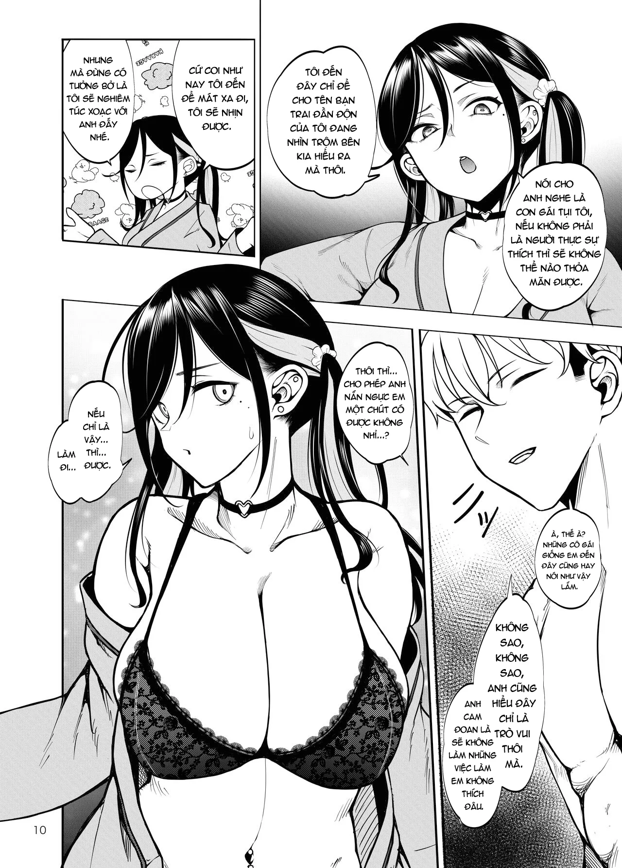 HentaiVN.net - Ảnh 13 - Gạ Người Yêu Địt Trai Lạ Ở Nhà Thổ [Kanojo o Netorase Fuuzoku ni Nante Tsurete-kun ja Nakatta; 彼女を寝取らせ風俗になんて連れてくんじゃなかった。] - Oneshot - Không Che