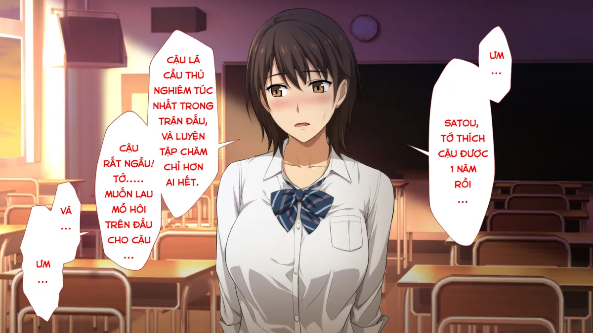 HentaiVN.net - Ảnh 11 - Netorareta JoshiMane ~Migite no Daida wa Ace no Kanojo~ - Chap 1