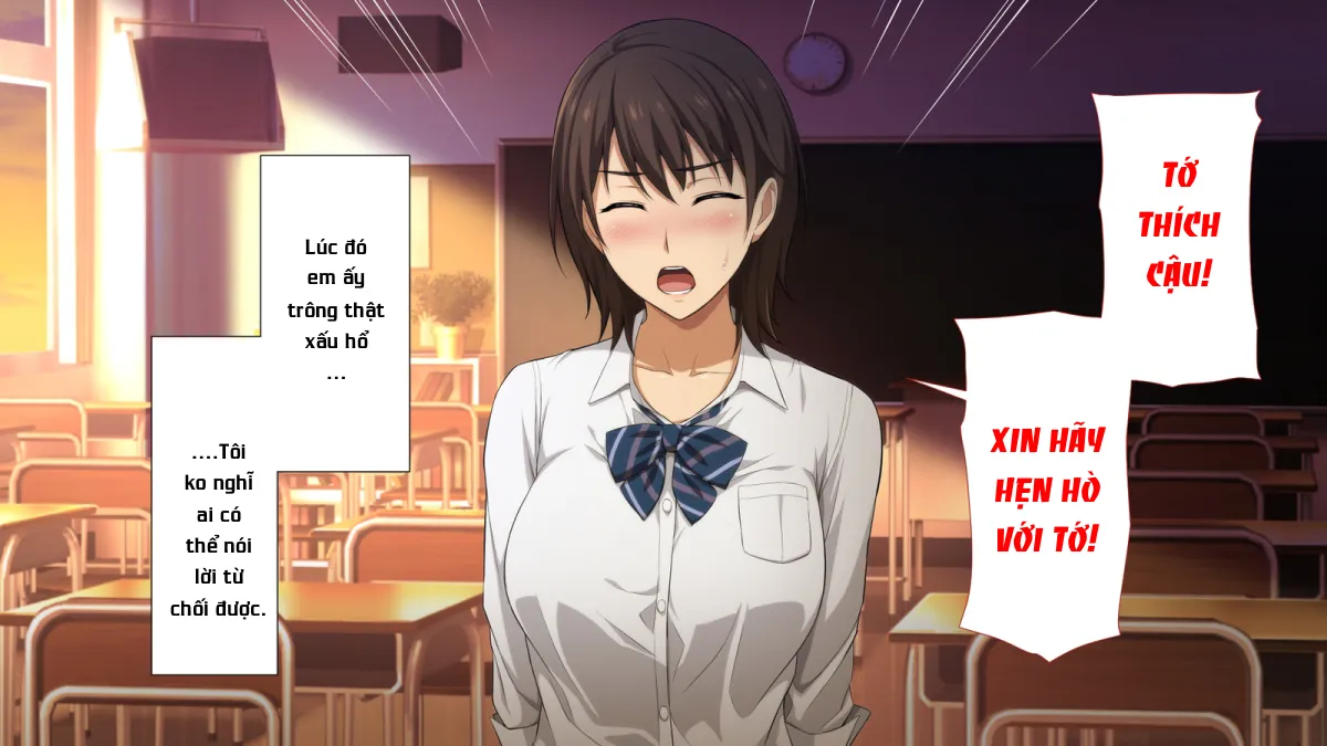 HentaiVN.net - Ảnh 12 - Netorareta JoshiMane ~Migite no Daida wa Ace no Kanojo~ - Chap 1
