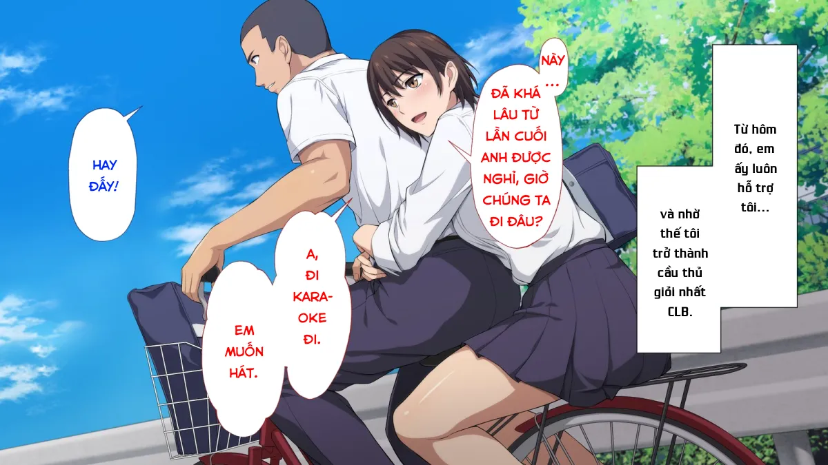 HentaiVN.net - Ảnh 13 - Netorareta JoshiMane ~Migite no Daida wa Ace no Kanojo~ - Chap 1