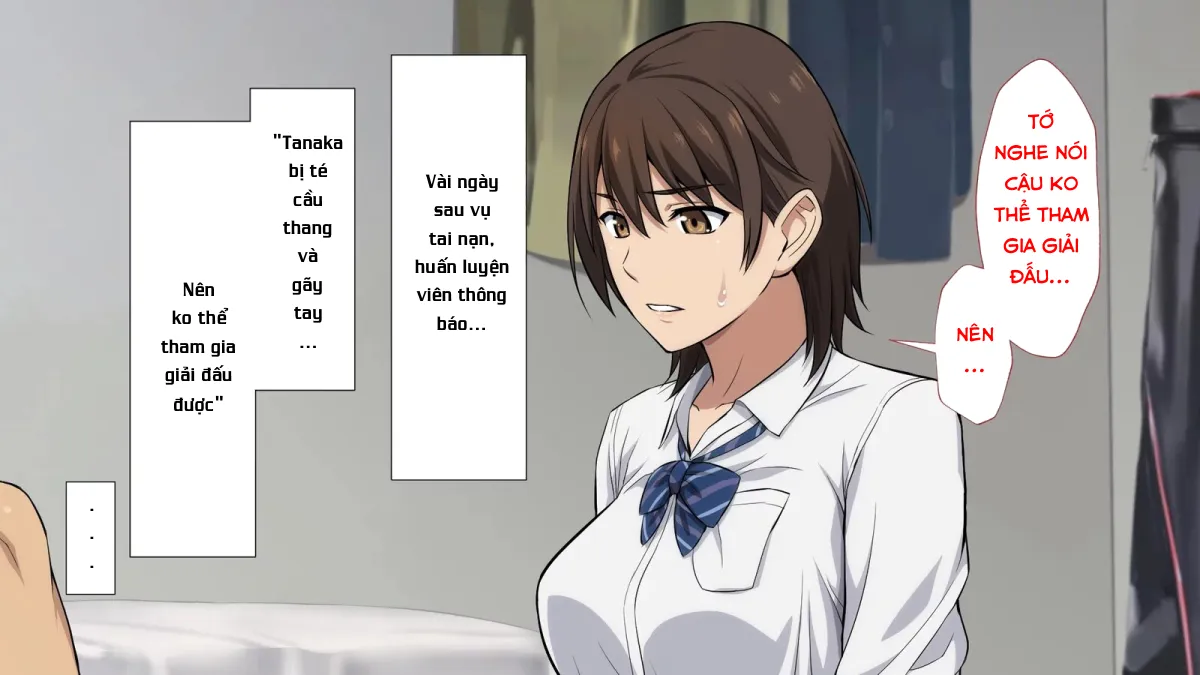 HentaiVN.net - Ảnh 22 - Netorareta JoshiMane ~Migite no Daida wa Ace no Kanojo~ - Chap 1