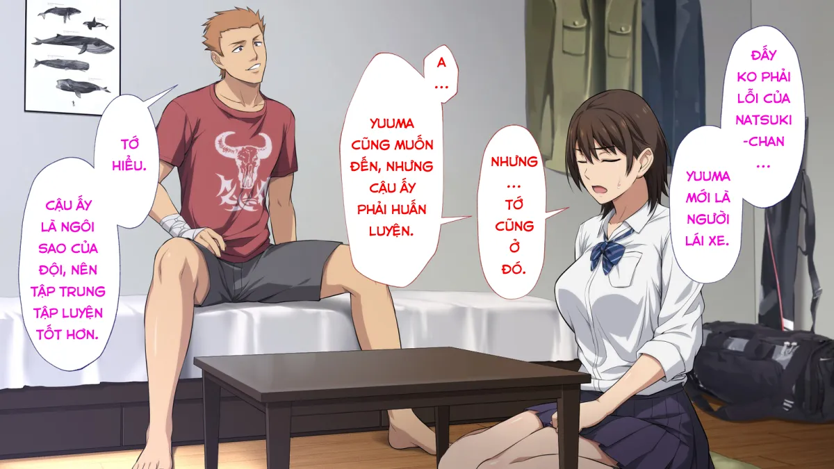 HentaiVN.net - Ảnh 24 - Netorareta JoshiMane ~Migite no Daida wa Ace no Kanojo~ - Chap 1