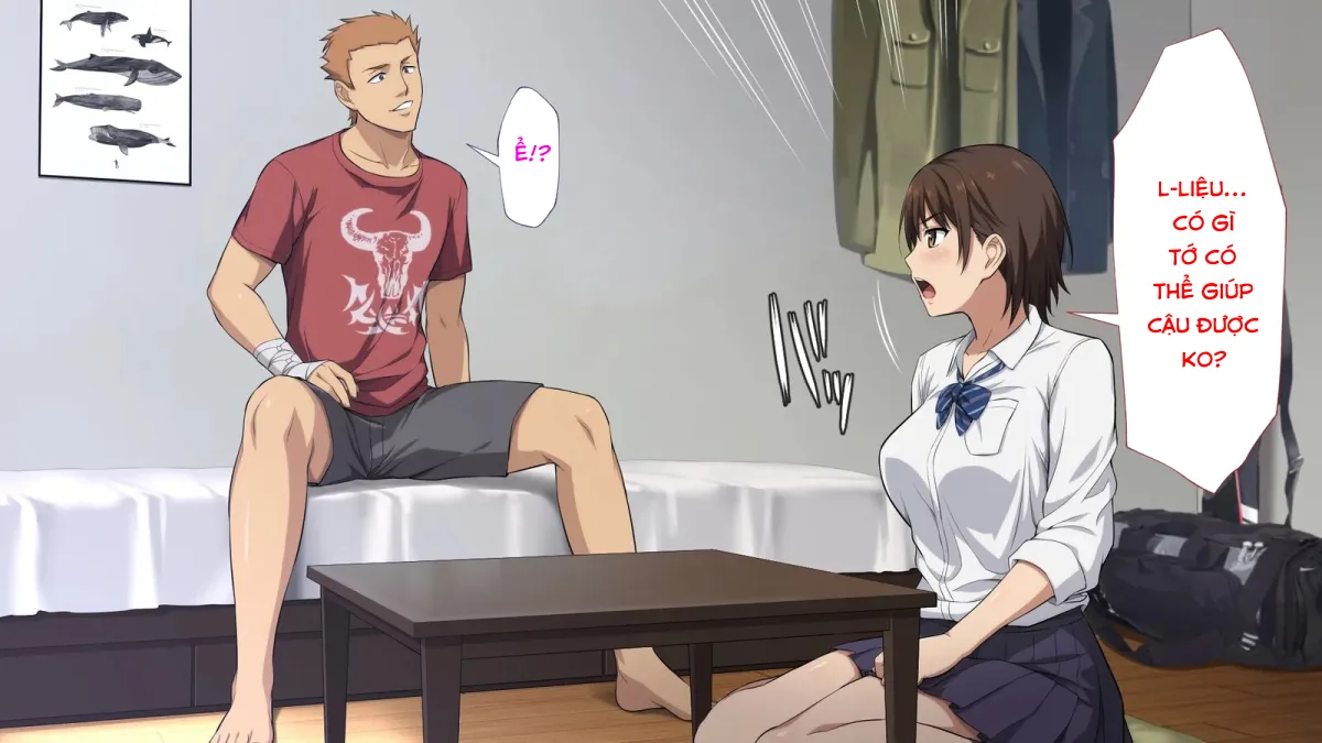 HentaiVN.net - Ảnh 28 - Netorareta JoshiMane ~Migite no Daida wa Ace no Kanojo~ - Chap 1