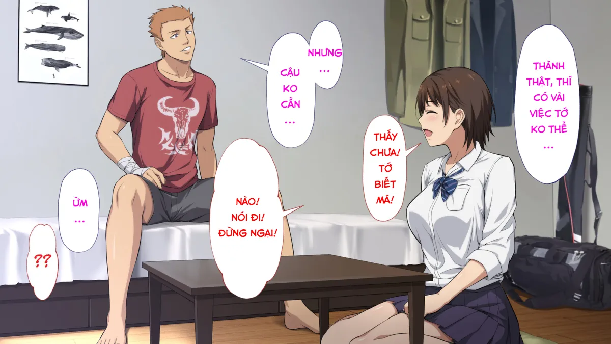 HentaiVN.net - Ảnh 30 - Netorareta JoshiMane ~Migite no Daida wa Ace no Kanojo~ - Chap 1
