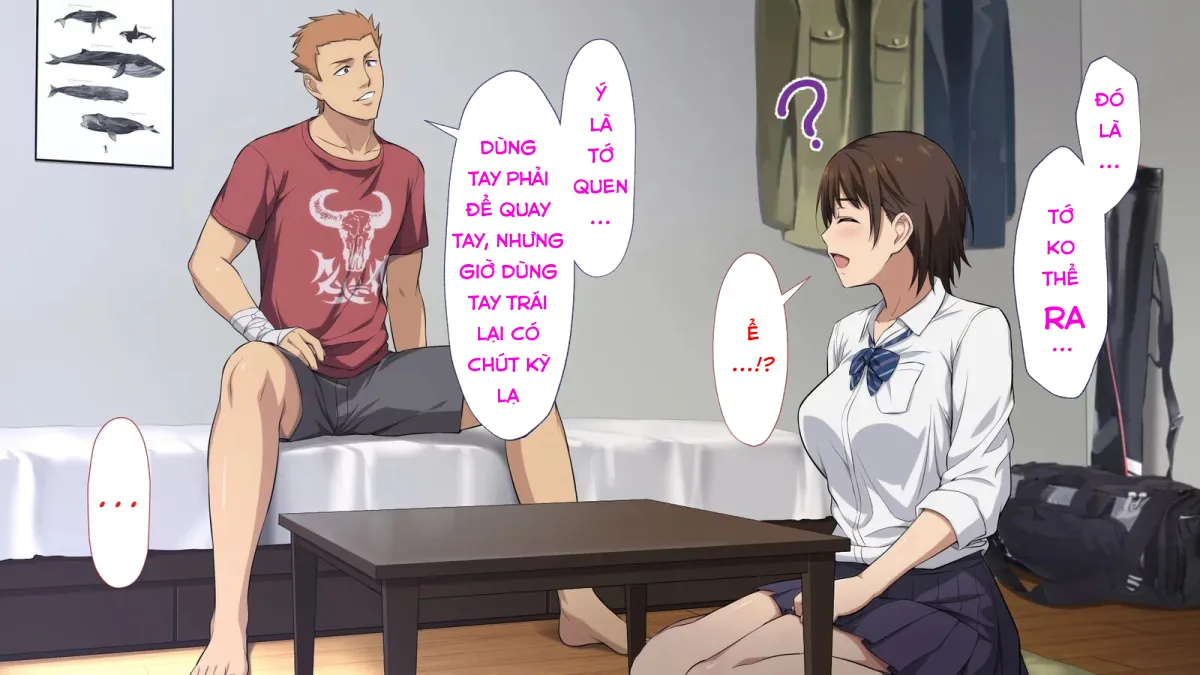 HentaiVN.net - Ảnh 31 - Netorareta JoshiMane ~Migite no Daida wa Ace no Kanojo~ - Chap 1